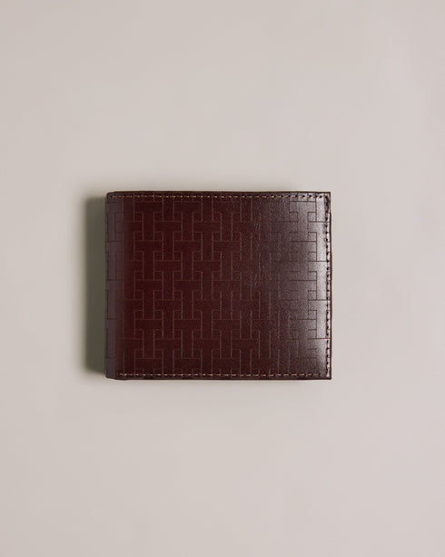 <P>T Embossed Bifold Wallet</P>