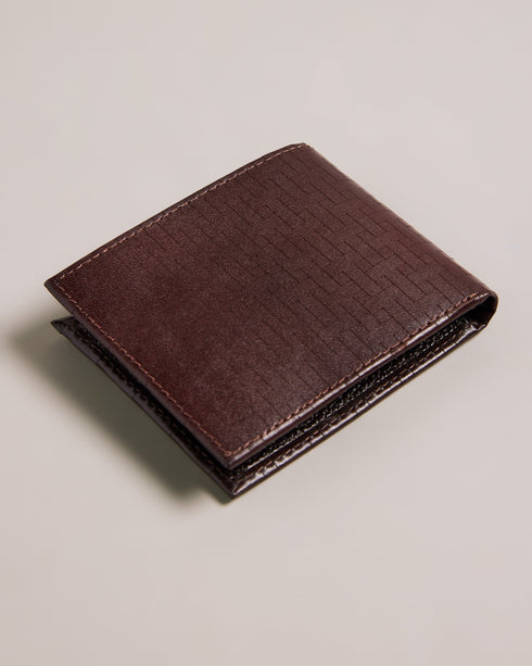 <P>T Embossed Bifold Wallet</P>