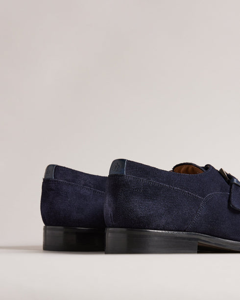 JULIENS-Shoes-It's the little things that count with JULIENS. They're made from sleek, supple suede, with a sturdy resin sole. With an easy slip-on design and traditional buckle fastening, these versatile shoes are perfect for everyday wear.By purchasing this product, you are supporting responsible leather manufacturing through the Leather Working Group. Monk shoes Suede leather Resin sole Buckle fastening Slip on Comes in Ted Baker branded packaging- Ted Baker Romania