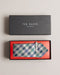 <P>House Check Tie And Tie Bar Set</P>