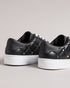 <P>Quilted Sneaker With Magnolia Studs</P>