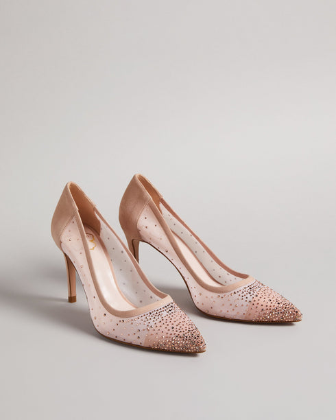 <P>105Mm Diamante Court Shoe</P>