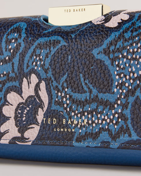 <P>Graphic Floral Large Bobble Purse</P>