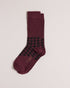 <P>Dog Tooth Pattern Sock</P>