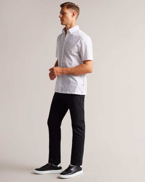 <P>Ss Mini Dog Print Shirt</P>