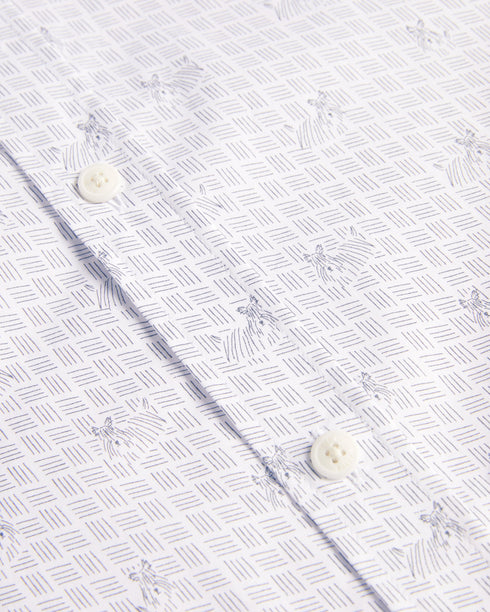 <P>Ss Mini Dog Print Shirt</P>