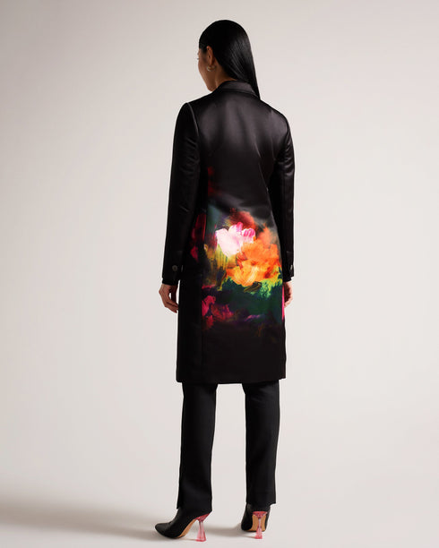 ANASTAY-Outerwear-Single Breasted Midi Length Coat- Ted Baker Romania
