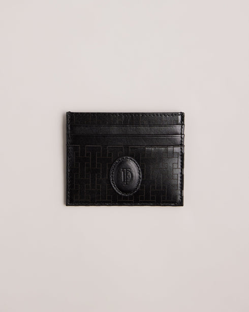 TOBIES-Wallets-The TOBIES card holder is both classic and elevated. The lined interior will keep your cards safe, while the house check texture looks sharp from the bar to the office.By purchasing this product, you are supporting responsible leather manufacturing through the Leather Working Group. Card holder Leather House check texture Lined Ted Baker branded Dimensions: 0.5cm x 7.8cm x 10cm- Ted Baker Romania