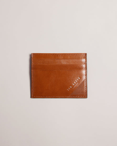 RAFFLE-Wallets-Embossed Corner Leather Cardholder- Ted Baker Romania