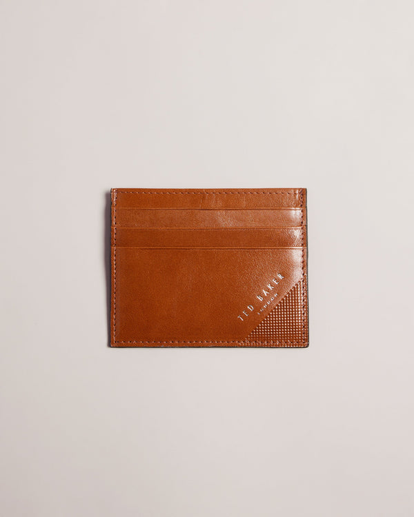 RAFFLE-Wallets-Embossed Corner Leather Cardholder- Ted Baker Romania