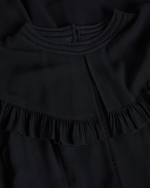 OLIVVEE-Trousers-Cape Jumpsuit With Ladder Tape Detail- Ted Baker Romania