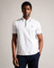 DYNAM-Tops-It's all in the details: Polo shirt 100% cotton Short sleeved Classic collar Regular fit Diamond texture Embroidered monogram Ty is 6'1" / 1.86m and wears Navy in a Ted size 3- Ted Baker Romania
