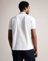 DYNAM-Tops-It's all in the details: Polo shirt 100% cotton Short sleeved Classic collar Regular fit Diamond texture Embroidered monogram Ty is 6'1" / 1.86m and wears Navy in a Ted size 3- Ted Baker Romania