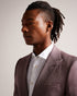 BYRONJ-Suits-A refined take on the classic suit, our BYRONJ blazer features single-breasted buttons and a peaked lapel. This style is perfect for layering over a crisp shirt and adding some panache to your weekday wardrobe. Blazer Virgin wool Peaked lapel Single breasted buttons Long sleeved Pockets Ty is 6'1" / 1.86m and wears Medium Pink in a Ted size 3- Ted Baker Romania