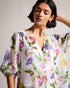 ROSMRYY-Swimwear-Plunge Cover Up With Button Details- Ted Baker Romania