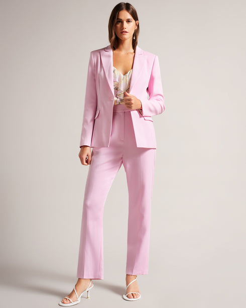 MYYIAT-Trousers-Get ready to suit up and stand out with the MYYIAT trousers. The slim fit, concealed fastening, and pleated front make them a smart choice that'll take you from office to happy hour in one outfit. Suit trousers Slim fit Concealed fastening Belt loops Pleated front Matching blazer available- Ted Baker Romania