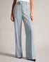 HILDIAT-Trousers-Elevate your office wardrobe with these chic wide-leg trousers. HILDIAT's high-rise waist with a zip and hook fastening creates a flattering silhouette, while the pockets add a practical touch. With their versatile design, these trousers are a must-have for your workwear collection. Trousers Wide leg Belt loops High rise Zip and hook fastening Pockets- Ted Baker Romania