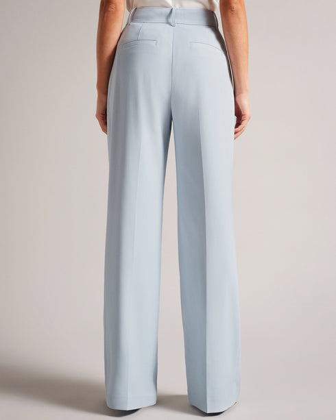 HILDIAT-Trousers-Elevate your office wardrobe with these chic wide-leg trousers. HILDIAT's high-rise waist with a zip and hook fastening creates a flattering silhouette, while the pockets add a practical touch. With their versatile design, these trousers are a must-have for your workwear collection. Trousers Wide leg Belt loops High rise Zip and hook fastening Pockets- Ted Baker Romania