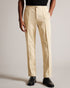 RODNY-Trousers-Make an entrance in the RODNY trousers. Exquisitely tailored and an excellent addition to any man's wardrobe, this pair of trousers will make your mark on the boardroom. Trousers Slim fit Zip and button fastening Elasticated waist Pockets Braided piping Joseph is 6'1" / 1.85m and wears Navy in 32 R- Ted Baker Romania