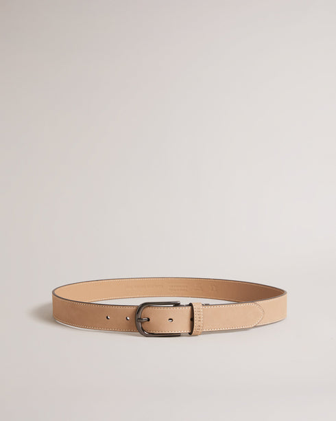 GRISHAM-Belts-A well-designed belt can enhance almost any outfit, GRISHAM will hold up to the demands of daily wear with a top grain leather construction and a sleek D-ring buckle. By purchasing this product, you are supporting responsible leather manufacturing through The Leather Working Group. Belt Smooth leather D ring buckle Rounded edge- Ted Baker Romania