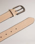 GRISHAM-Belts-A well-designed belt can enhance almost any outfit, GRISHAM will hold up to the demands of daily wear with a top grain leather construction and a sleek D-ring buckle. By purchasing this product, you are supporting responsible leather manufacturing through The Leather Working Group. Belt Smooth leather D ring buckle Rounded edge- Ted Baker Romania