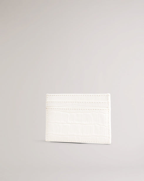 CROKINA-Small goods-Keep your cards and money safe in style with the CROKINA leather card holder. The top grain leather construction is both fashionable and functional, while the imitation croc texture adds a touch of glamour to your accessory collection. By purchasing this product, you are supporting responsible leather manufacturing through the Leather Working Group. Card holder Top grain leather Imitation croc texture Glossy finish Dimensions: 0.5cm x 8cm x 10cm- Ted Baker Romania
