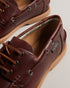 KENRICW-Shoes-Waxy Leather Classic Boatshoe- Ted Baker Romania