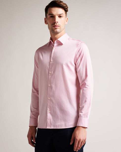 WILLET-Shirts-LONG SLEEVE MINI GEO SHIRT- Ted Baker Romania