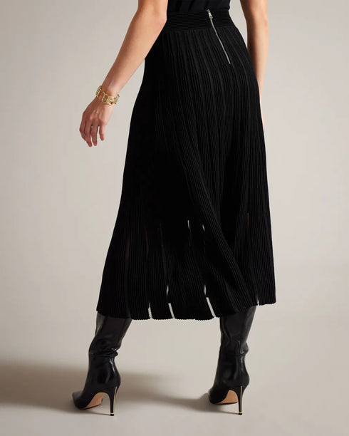 OLHAA-Skirts-Ottoman Striped Midi Skirt- Ted Baker Romania