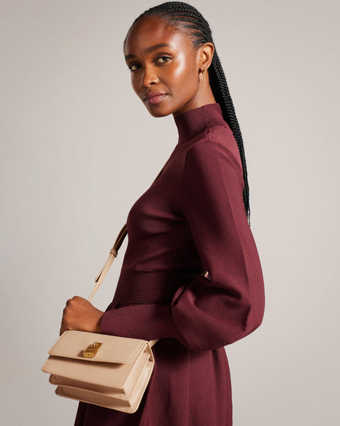 SSLOANE-Bags-Padlock Detail Mini Shoulder Bag- Ted Baker Romania