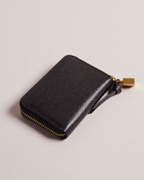 WESMIN-Small goods-Padlock Detail Small Leather Purse- Ted Baker Romania