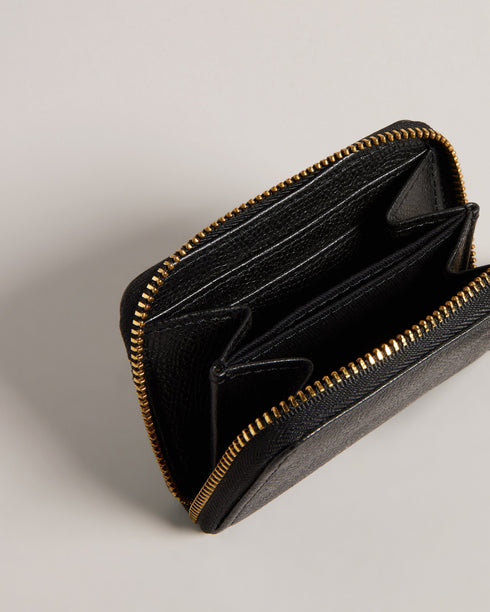 WESMIN-Small goods-Padlock Detail Small Leather Purse- Ted Baker Romania