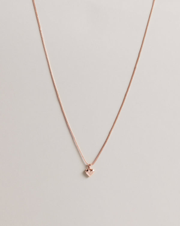 SARROHA-Jewellery-Perfect For Everyday Wear The Sarroha Necklace Features A Classic Heart Pendant And Adjustable Length. With Cubic Zirconia Embellishments It's Sure To Make Any Outfit Stand Out. Necklace Heart pendant Adjustable length Cubic zirconia embellishments Comes in branded gift box- Ted Baker Romania