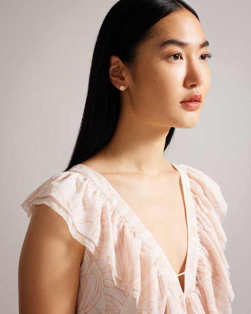 SEESAY-Jewellery-Sparkle Dot Logo Stud Earring- Ted Baker Romania