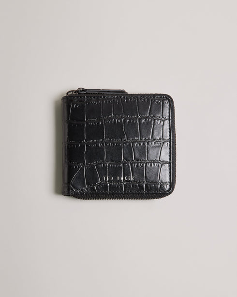 LUIE-Wallets-Croc Effect Zipped Wallet- Ted Baker Romania