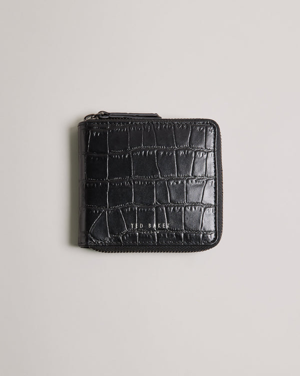 LUIE-Wallets-Croc Effect Zipped Wallet- Ted Baker Romania