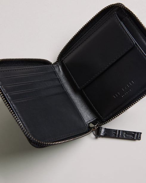 LUIE-Wallets-Croc Effect Zipped Wallet- Ted Baker Romania