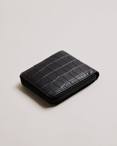 LUIE-Wallets-Croc Effect Zipped Wallet- Ted Baker Romania