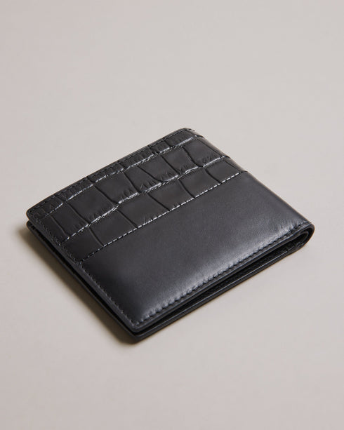 FABARY-Wallets-Step up your accessories with FABARY. Whether you're heading to the office or out for a night on the town, this bifold wallet is the perfect accessory to complete your look. Durable leather ensures your valuable items are well-protected, while the card slots provide easy access to your essentials. Bifold wallet Top grain leather Croc effect Logo detail Card slots- Ted Baker Romania