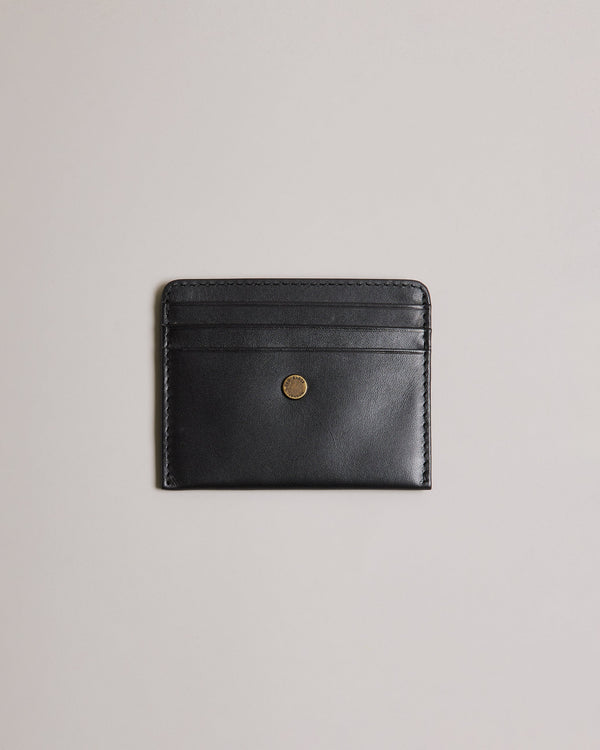 HACE-Wallets-Add a touch of luxury to your daily routine with our leather HACE card holder. The branded stud and rounded top edges enhance its visual appeal, while multiple card slots offer ample space for your essentials. Card holder Top grain leather Branded stud Rounded top edges Debossed logo Card slots Dimensions: 0.5cm x 7.8cm x 10cm- Ted Baker Romania