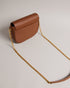 ESIA-Bags-Effortless glamour, meet ESIA. This saddle bag is crafted from luxurious leather, and you can keep even more essentials close at hand with the convenient back slip pocket. For a personalised touch, the removable branded webbing strap allows you to switch up your look effortlessly. Leather crossbody saddle bag Magnetic fastening with buckle tab Chain shoulder strap with padded leather panel Removable branded webbing strap Logo hardware Back slip pocket Dimensions: 5cm x 16.5cm x 21cm- Ted Baker Rom