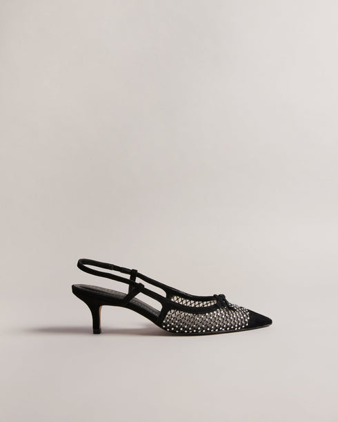 RELONA-Shoes-Crystal Mesh 60mm Sling Back- Ted Baker Romania