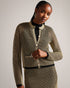 SALLYAN-Knitwear-Whether you're dressing up for a night out or adding a touch of glam to your everyday look, SALLYAN has you covered. Versatile and stylish, this knitted jacket is ready to make every day a special occasion. Knitted jacket Crew neck Long sleeves Button fastening Metallic threads- Ted Baker Romania