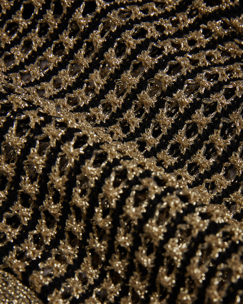 SALLYAN-Knitwear-Whether you're dressing up for a night out or adding a touch of glam to your everyday look, SALLYAN has you covered. Versatile and stylish, this knitted jacket is ready to make every day a special occasion. Knitted jacket Crew neck Long sleeves Button fastening Metallic threads- Ted Baker Romania