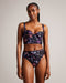 AJANTAH-Swimwear-Featuring a floral print and decorative button front, the AJANTAH bikini top boasts a flattering silhouette that's sure to turn heads. The back cut-out and adjustable straps offer comfort and versatility for all your coastal adventures. Longline bikini top Balconette cups Floral print Decorative buttons Contrast piping Adjustable straps Hook fastening Back cut-out Metal branded plaque- Ted Baker Romania