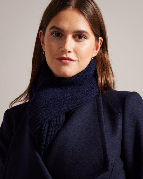 BERRYYS-Scarves-Cashmere Blend Ribbed Scarf- Ted Baker Romania