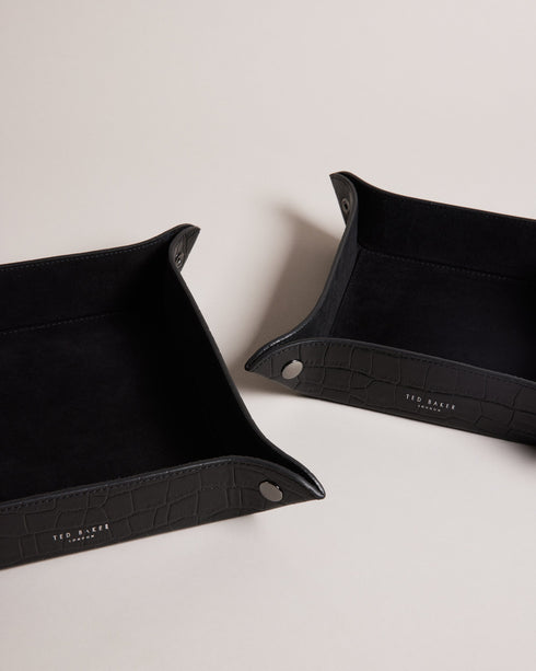 TRAYO-Gifts-Croc Effect Tidy Tray- Ted Baker Romania