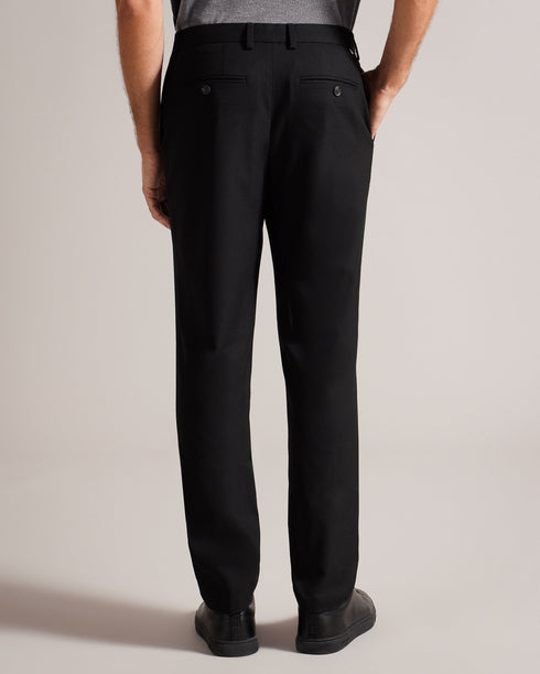 NGOLO-Trousers-Elevate your everyday style with our sleek NGOLO flannel trousers. Designed in a slim fit, they effortlessly blend sophistication and comfort which makes them a versatile addition to your wardrobe. Trousers Slim fit Zip fastening with hook and bar Pockets Glasgow striped tape detail- Ted Baker Romania
