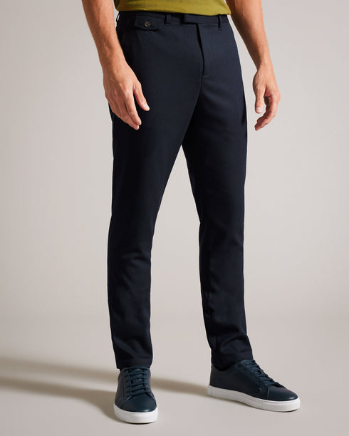 NGOLO-Trousers-Elevate your everyday style with our sleek NGOLO flannel trousers. Designed in a slim fit, they effortlessly blend sophistication and comfort which makes them a versatile addition to your wardrobe. Trousers Slim fit Zip fastening with hook and bar Pockets Glasgow striped tape detail- Ted Baker Romania