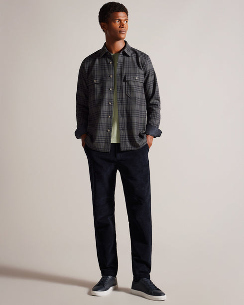 PAYET-Trousers-Say hello to your new wardrobe staple. These PAYET corduroy trousers are the perfect balance of comfort and style. With a classic button fastening, belt loops, and pockets, they're practical too. Corduroy trousers Button fastening Belt loops Pockets Camburn fit- Ted Baker Romania